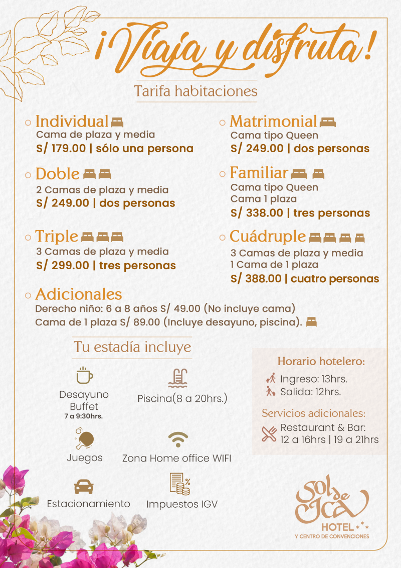 Hoteles en Ica, Alojamiento en Ica