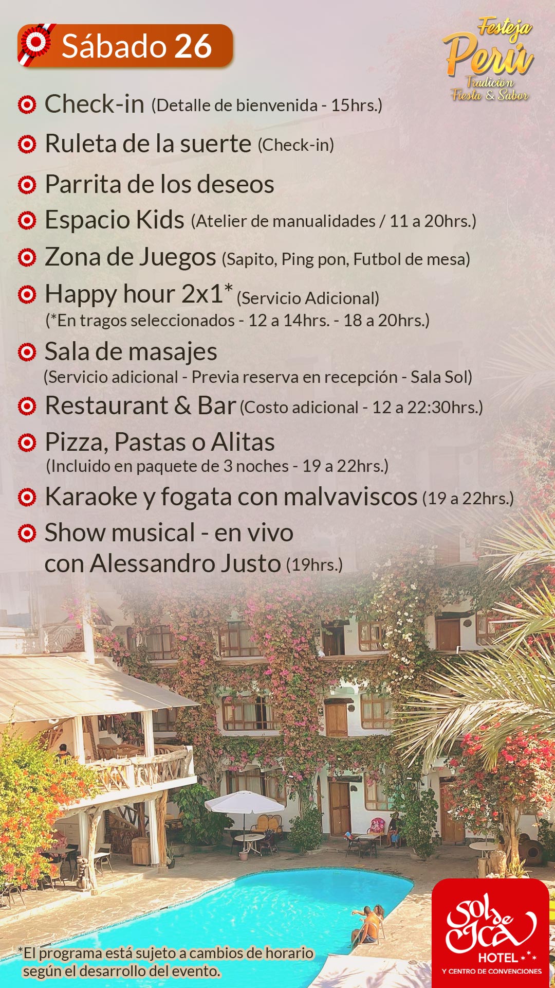 Fiestas Patrias en Ica Perú, hotel sol de ica, viaje en familia, donde ir de vacaciones en fiestas patrias Fiestas Patrias en Ica Perú, hotel sol de ica, viaje en familia, donde ir de vacaciones en fiestas patrias