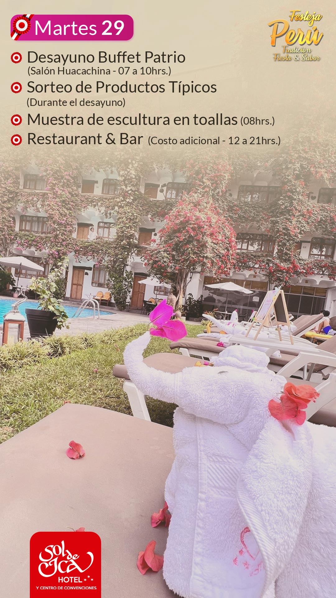 6 Fiestas Patrias en Ica Perú, hotel sol de ica, viaje en familia, donde ir de vacaciones en fiestas patrias