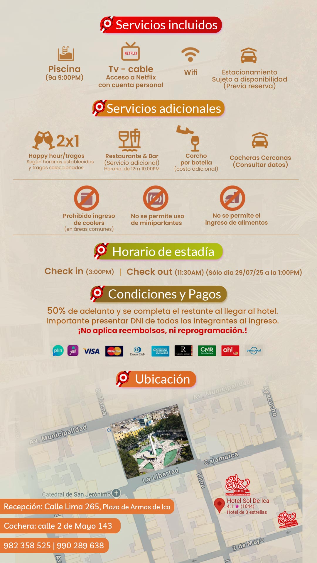 8 Fiestas Patrias en Ica Perú, hotel sol de ica, viaje en familia, donde ir de vacaciones en fiestas patrias