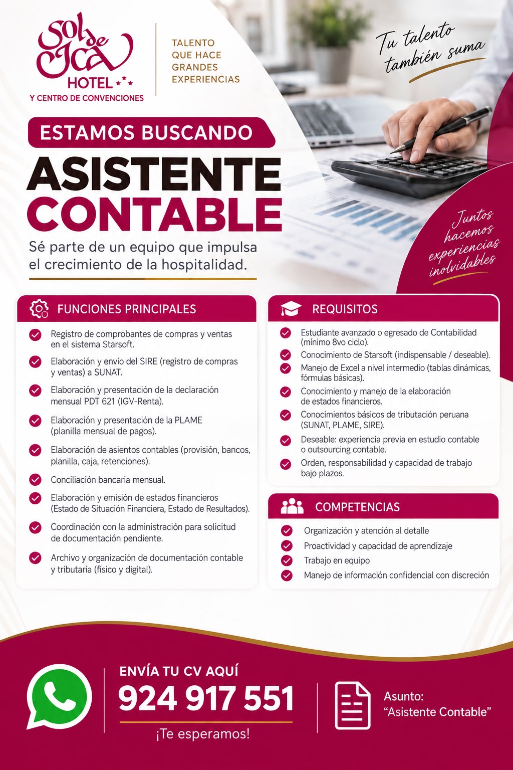 puesto laboral de empleo